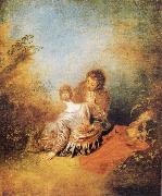Jean-Antoine Watteau The Indiscretion china oil painting artist